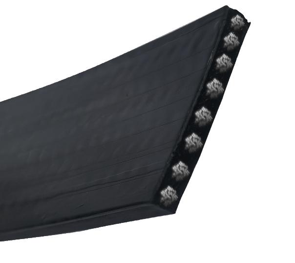 Elevator Traction Black Flat Belt 25mm Width 8-Core