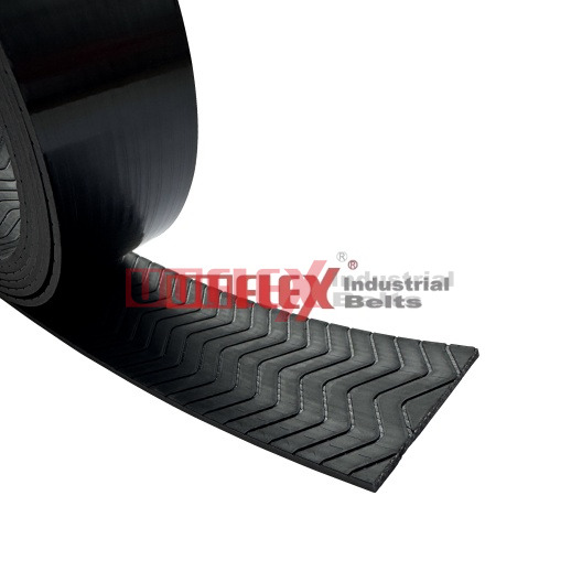 Latest Elevator Traction Black Flat Belt 60mm Width 24-Core with Single-sided W Groove