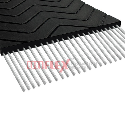 Latest Elevator Traction Black Flat Belt 60mm Width 24-Core with Single-sided W Groove