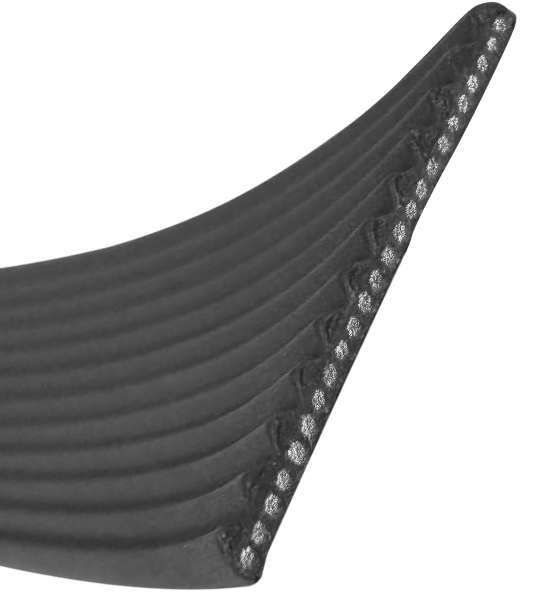 Elevator Traction Grey Flat Belt 60mm Width 24-Core with single-sided PV groove