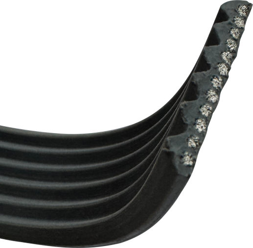 Elevator Traction Grey Belt with single-sided PV groove_detail