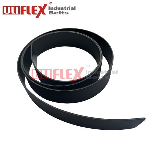 Latest Pu Elevator Traction Black Flat Steel Belt 25mm Width 8-Core