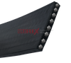 Latest Pu Elevator Traction Black Flat Steel Belt 25mm Width 8-Core