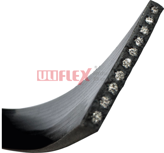 Elevator Black Flat Steel Belt-30mm Width-10 Core