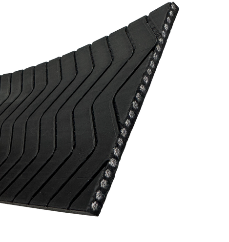  <div>Black Flat Belt,60mm Width,</div> <div>24-Core with single-sided W groove</div> 