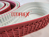 Uliflex rubber conveyor belt for glass transmission machine