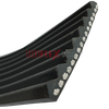 Latest Elevator Traction Grey Flat Steel Belt 40mm Width 16-Core with Single-sided PV Groove 