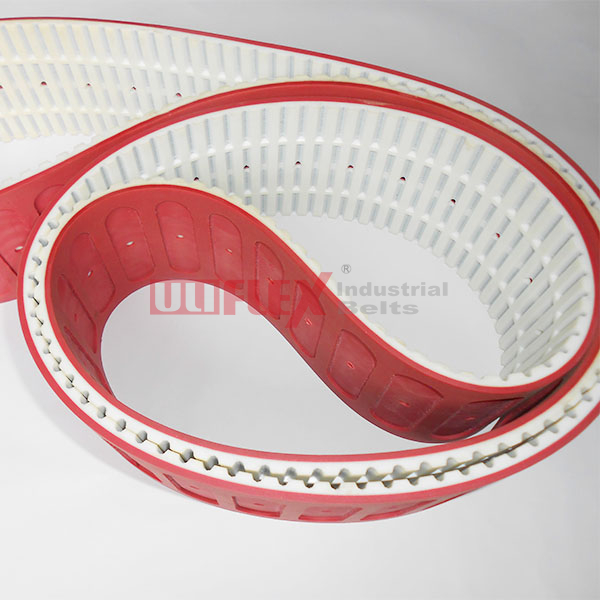 Glass machine timing belt application